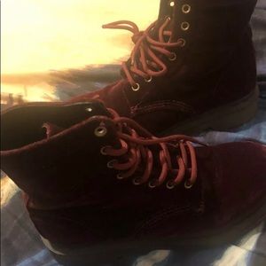 Velvet Dr. Martens size 7 women’s